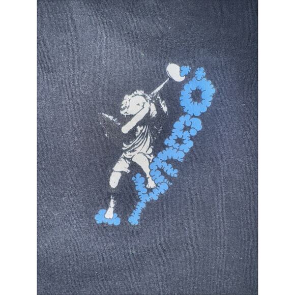 Vintage Obey Angel Graphic T-Shirt Black Large 20x26 Streetwear Shepard Fairey - Picture 5 of 5